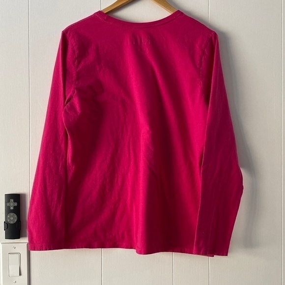 𝅺HANES live, love, comfort ladies long sleeve t-shirt size XL 100% cotton - Picture 2 of 4